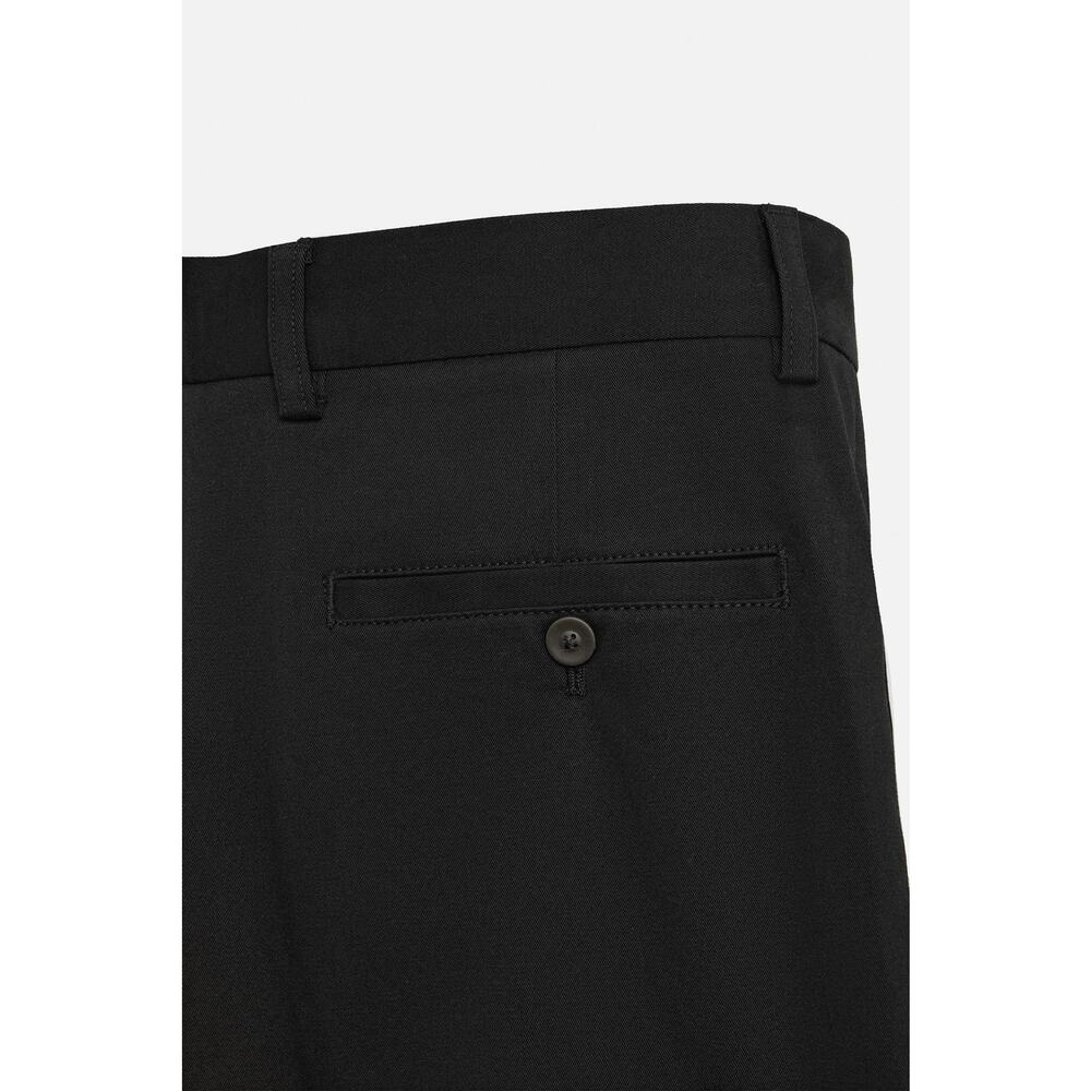 Zara Basic Collection Black Chino Pants - Regular Fit - Smart Casual - Size 31 - Picture 7 of 12
